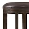 Alaterre Furniture Natick Bar Height Stool, Distressed Walnut ANNI06PDC - alternate 4